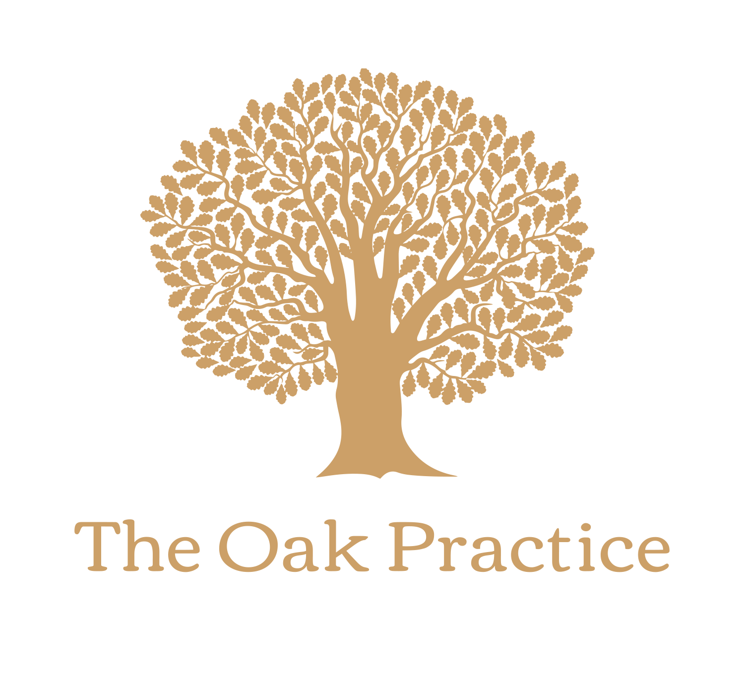 The Oak Practice Gold Clear Back